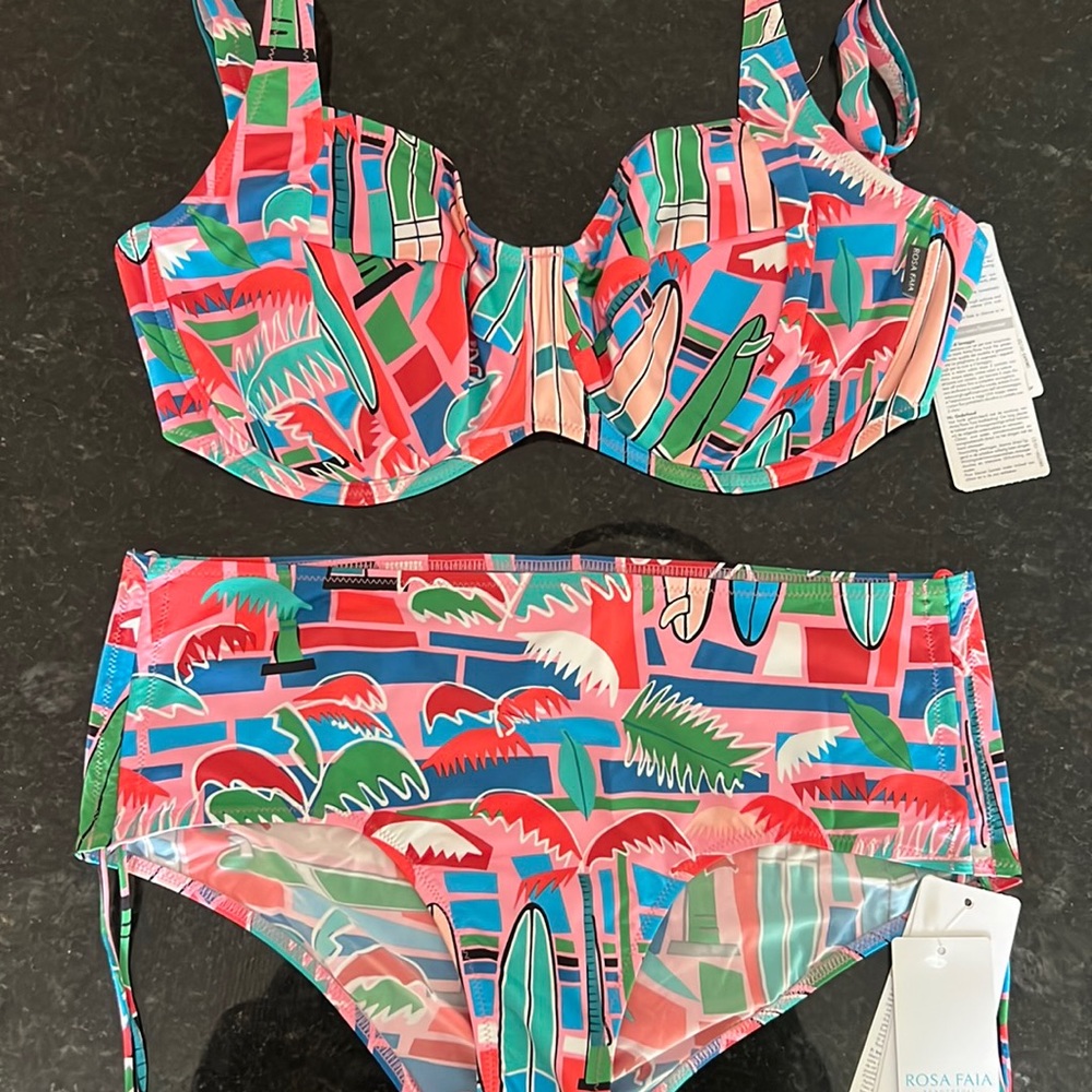 Multicolor Bikini Top